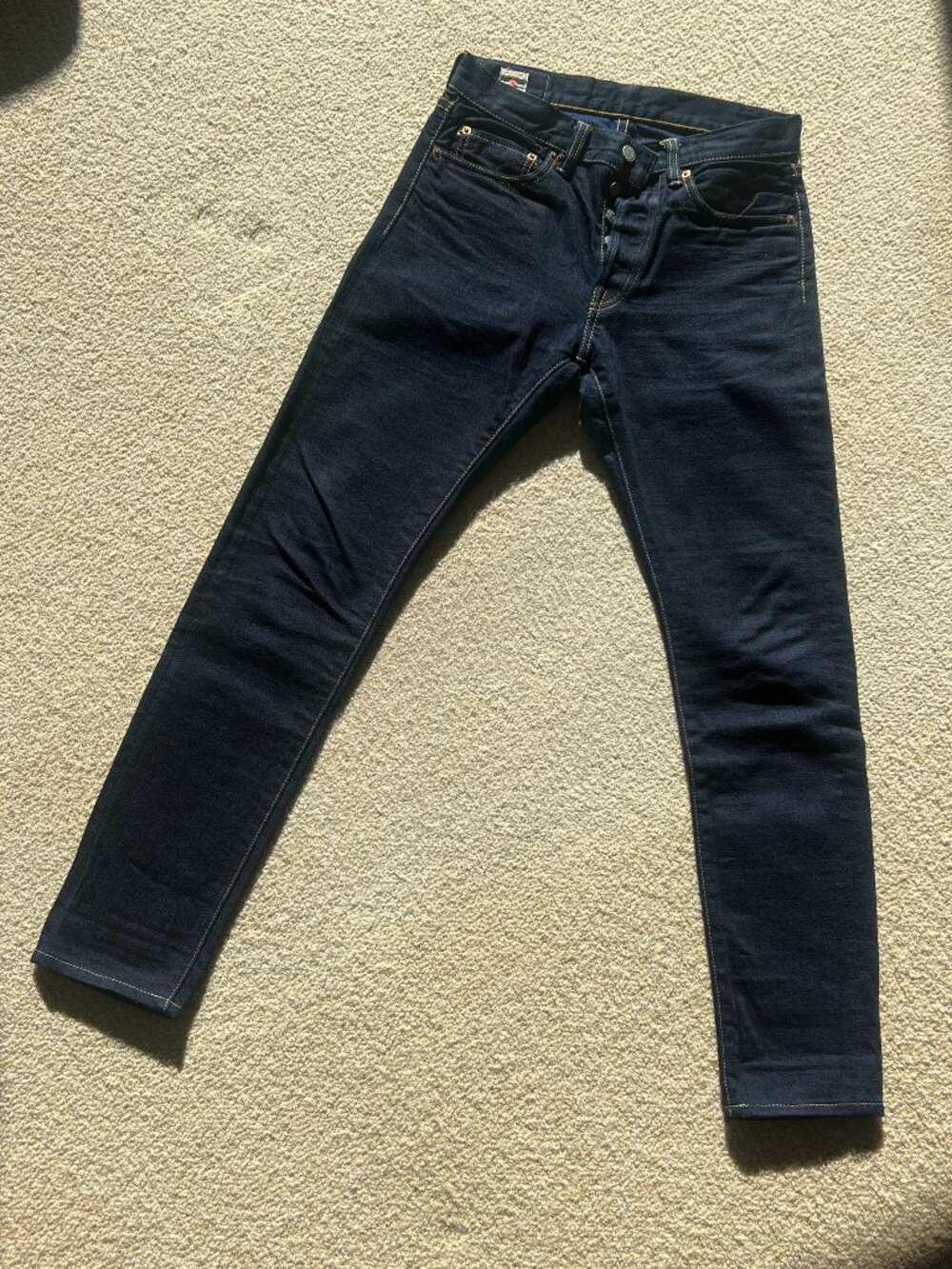 Momotaro Selvedge Denim - Cobalt Weft - 13oz